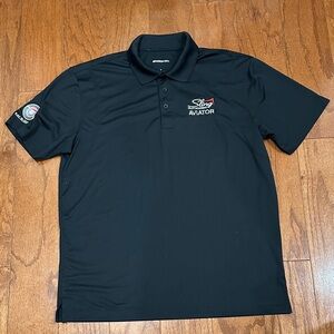 Sport-tek Black pilot school Polo Shirt